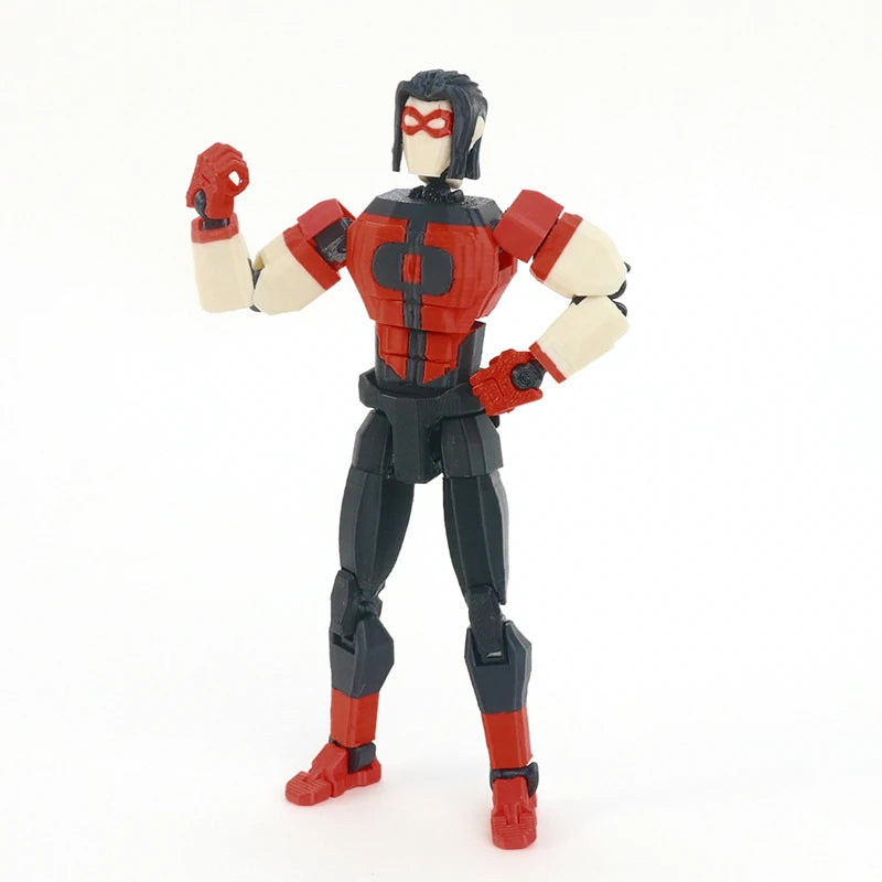 Invincible-Inspired 3D Printed Multi-Joint Posable Action Figure Posable Action Figure P3