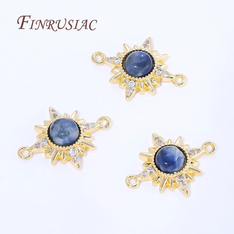 18K Gold Plated Brass Sun Pendants – DIY Jewelry Findings Jewelry Pendant Findings P3