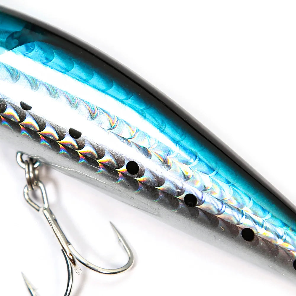 B&U 120mm Sinking Minnow Lure – Pike Bass Trout Crankbait Sinking Minnow Lure P3