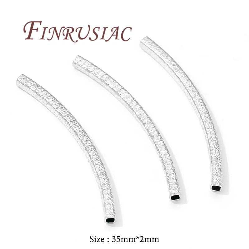 18K Gold Plated Tube Spacer Beads 35mm – DIY Jewelry Connectors Jewelry Spacer Beads P3 Silver Plated 20 pieces