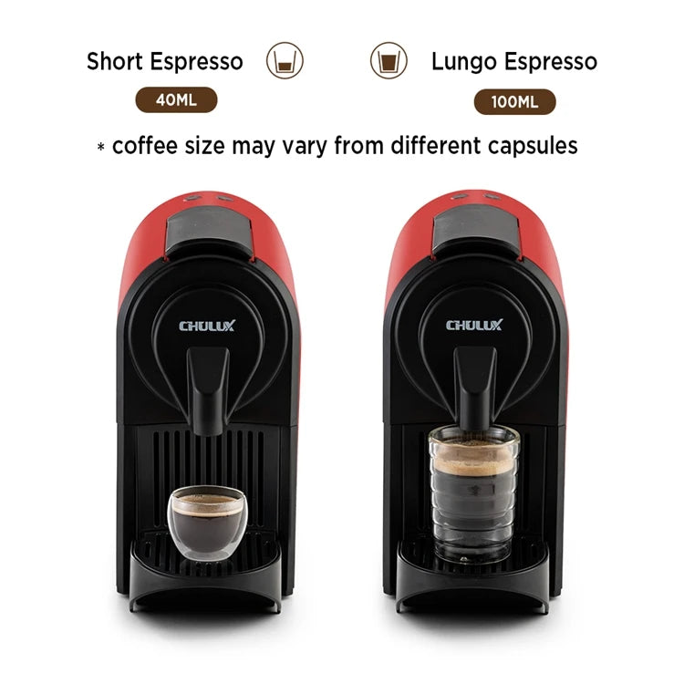 DUTRIEUX NES Capsule Espresso Machine – 20 Bar | Red Capsule Espresso Machine P3
