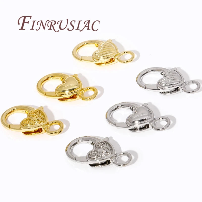 18K Gold Plated Lobster Clasps | DIY Jewelry Connector Findings Jewelry Clasp Findings P3
