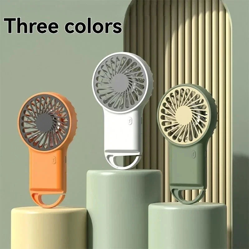 Cute Cartoon Mini Fan – USB-C Rechargeable Handheld Desk Fan Portable Mini Fan P3