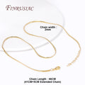 18K Gold Plated Blade Snake Chain Necklace | Brass Unisex Chain Necklace P3 18K Real Gold Plated 2 Pieces