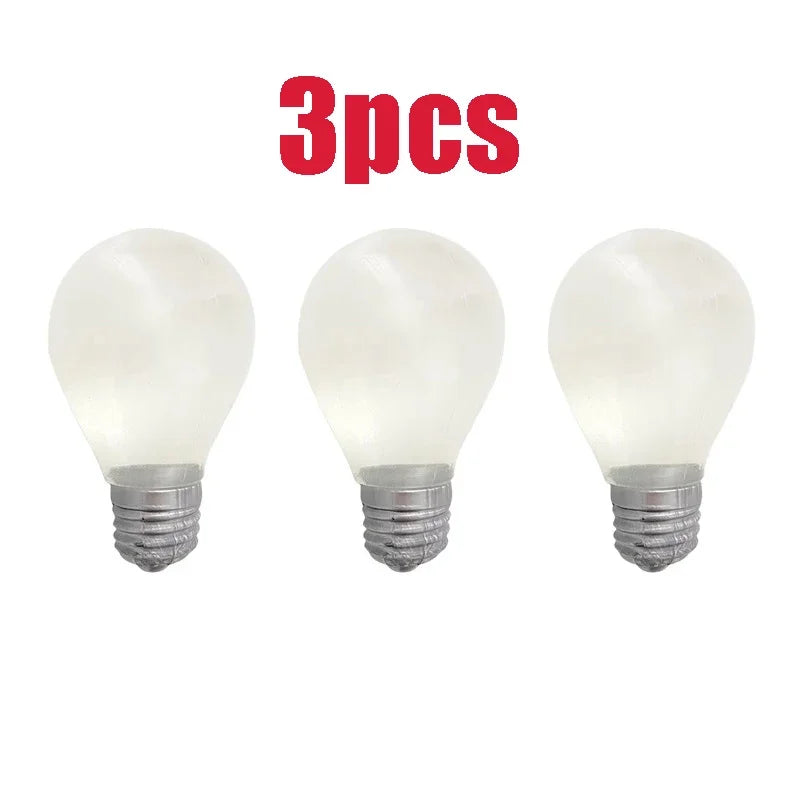 Light Bulb Squishy Toy – Photochromic Slow-Rising Fidget Squeeze Squishy Fidget Toy P3 3pcs