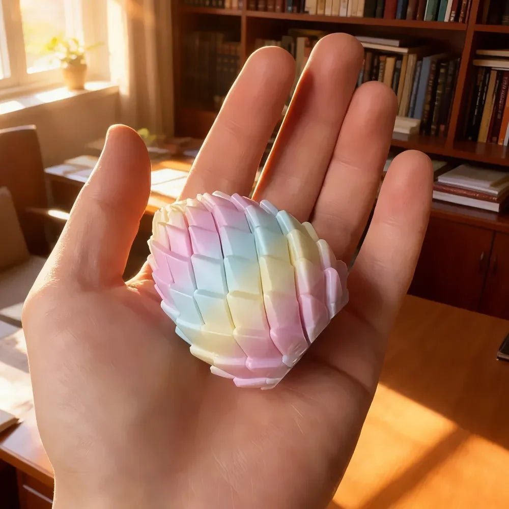 3D Dragon Egg Fidget Toy – Deformable Twist Desk Ornament Fidget Toy P3