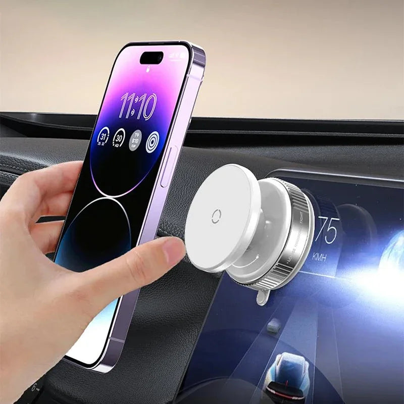 K007 Magnetic Car Phone Holder – 360° Foldable Vacuum Mount Car Phone Mount P3