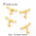 18K Gold Plated Bamboo Tube Spacer Beads – DIY Jewelry Findings Jewelry Spacer Beads P3 18K Real Gold Plated 2 Pieces