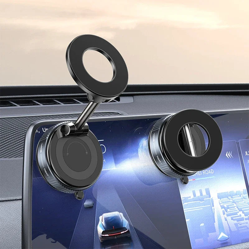K007 360° Magnetic Car Phone Holder | Foldable Vacuum Mount Car Phone Mount P3