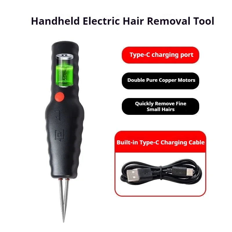 Portable Electric Handheld Chicken Plucker | Poultry Defeatherer Poultry Defeathering Tool P3 Black