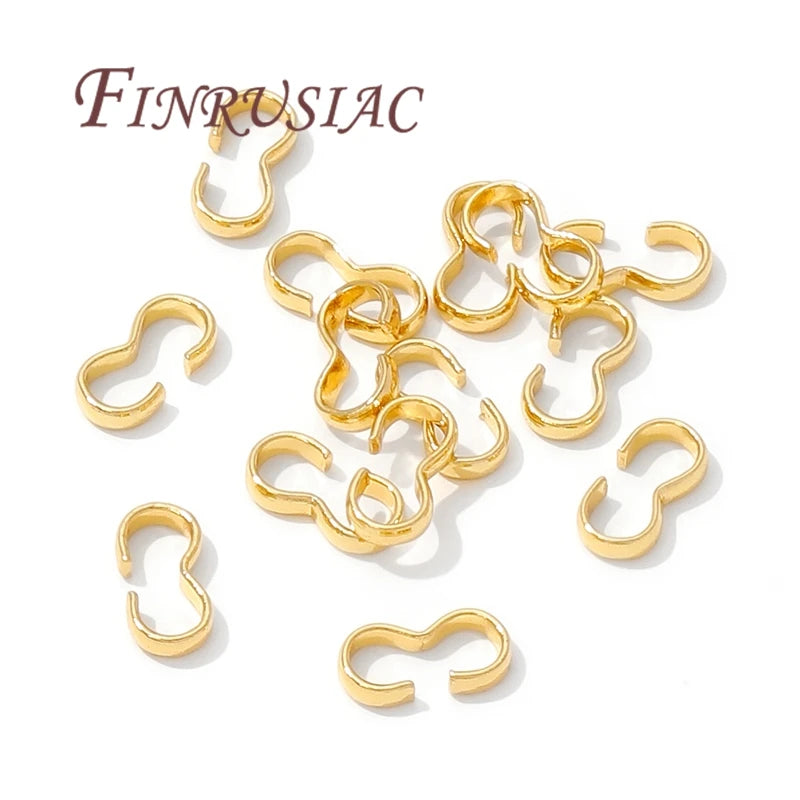 18K Gold Plated Clasp Connectors – DIY Jewelry Making 50–100pc Jewelry Clasp Connectors P3