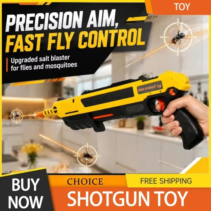 NOCCLILI 3.0 Bug Salt Gun – Fly & Mosquito Pest Shooter Insect Salt Shooter P3