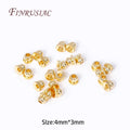 18K Gold Plated Bead Caps Spacer Beads – DIY Jewelry Findings Jewelry Findings Beads P3 18K Real Gold Plated 50 Pieces