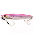 B&U Shore Jigging Metal Jig – Saltwater Lure | Tuna Sea Bass Metal Jigging Lure P3 pink 1pc-40g