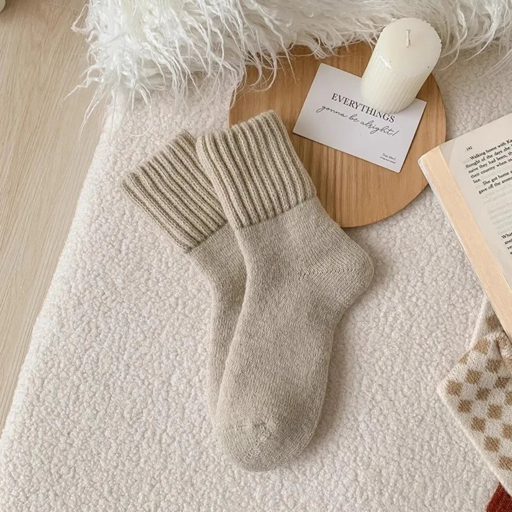 Thickened Winter Ski Socks – Warm Outdoor Wool-Style Socks Thermal Winter Socks P3