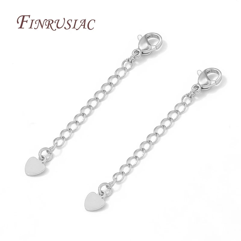 18K Gold Plated Brass Extension Chain with Clasp | DIY Jewelry Jewelry Finding P3