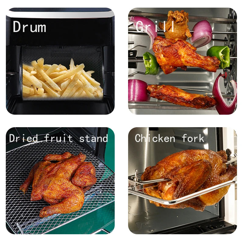 DUTRIEUX 5.8 Qt Digital Air Fryer Oven – Large Capacity Digital Air Fryer P3