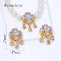 18K Gold Plated Purple Crystal Pendant – DIY Jewelry Making Jewelry Pendant Finding P3 18K Real Gold Plated 2 pieces