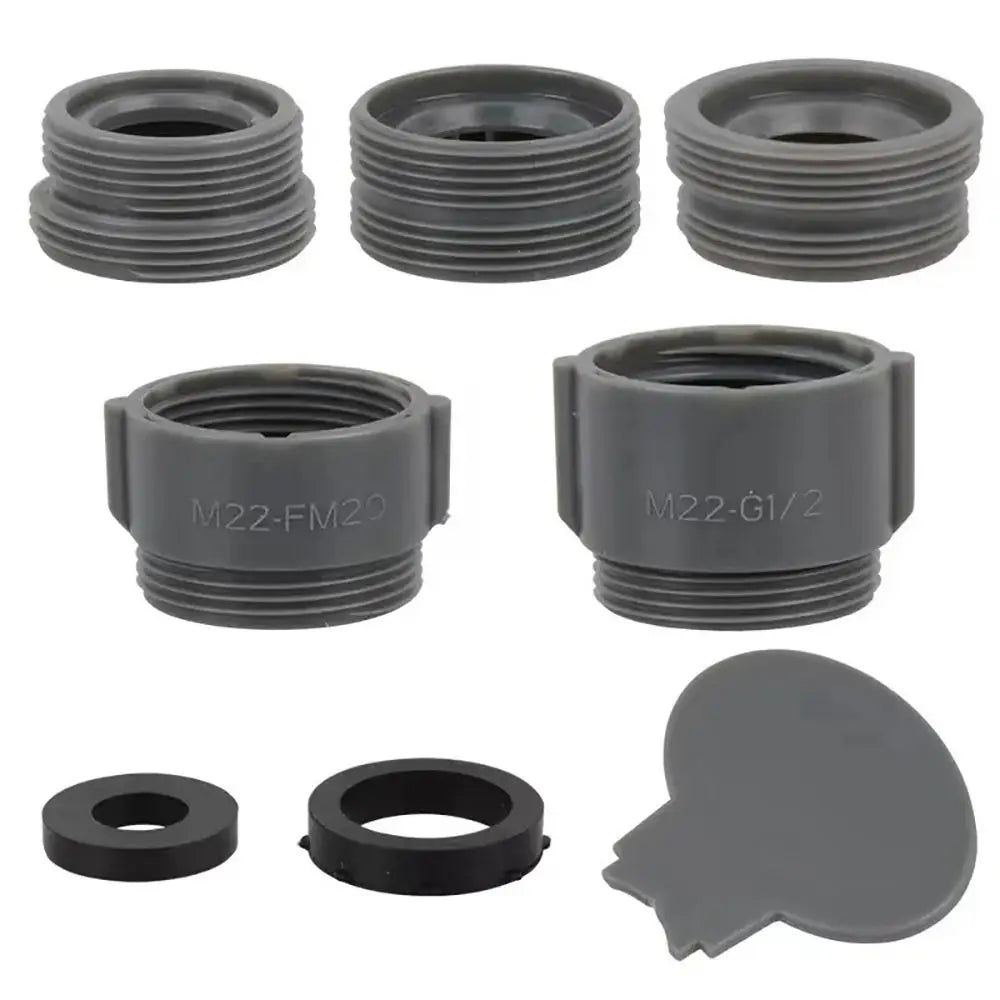 ABS Faucet Adapter Set – Tap Connector Conversion Joints 9/10pc Faucet Adapter Set P3