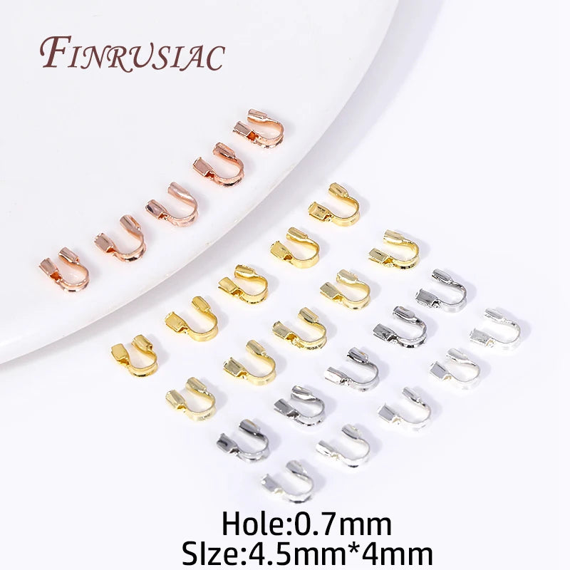18K/14K Gold Plated Wire Guardian Cord Protectors | DIY Jewelry Jewelry Findings P3