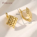 Geometric Leverback Earring Hooks 18K Gold Silver Plated 4 Styles Earring Findings P3 18K Real Gold Plated 1 pair