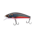 B&U 62mm Sinking Minnow Jerkbait – Trout Perch Bass Lure Sinking Minnow Lure P3 blue red 1pc-62mm-8.4g