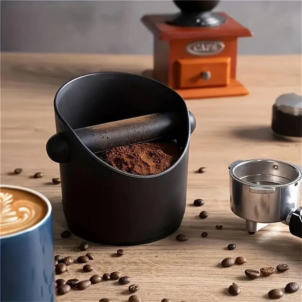 Espresso Knock Box – Anti-Slip Coffee Grounds Dump Bin Espresso Knock Box P3