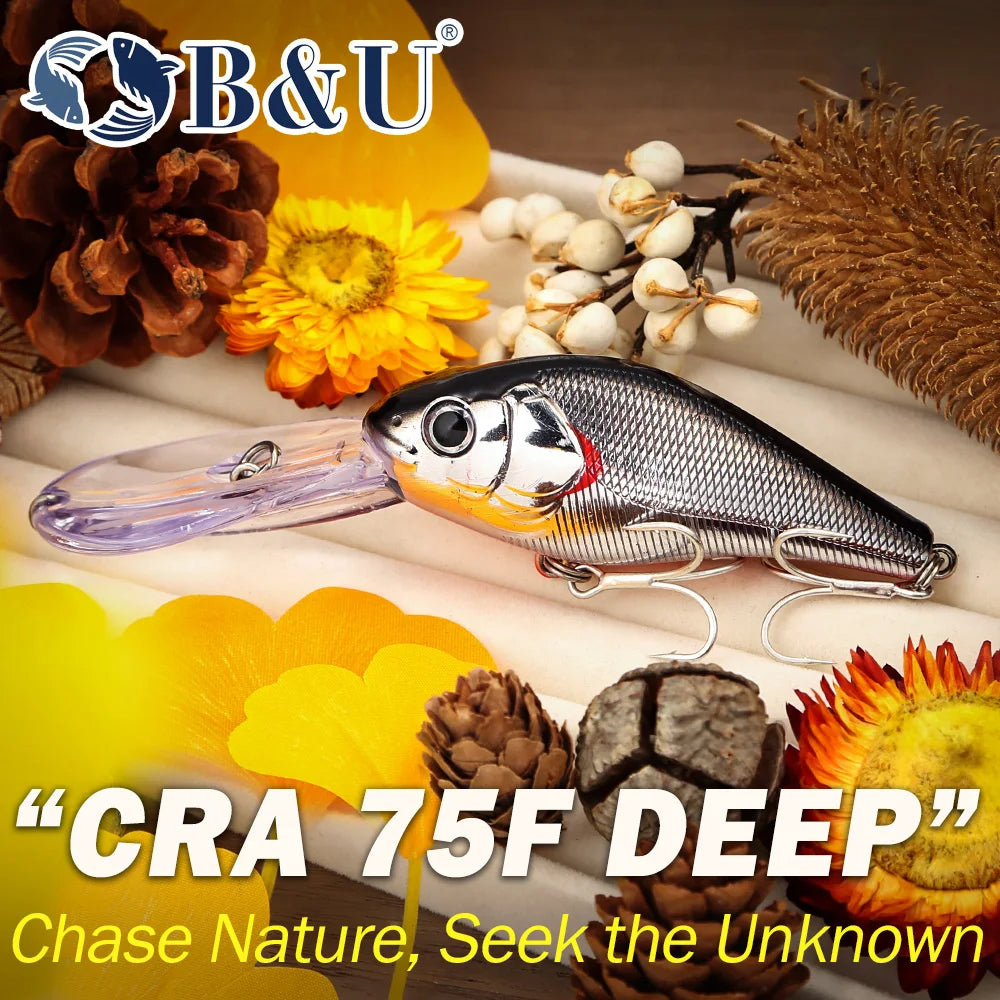 B&U UV Deep Diver Crankbait – Floating Hard Lure Pike & Zander Deep Diver Crankbait P3
