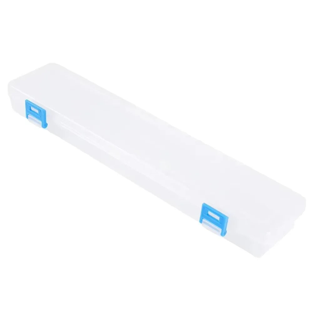 Clear Plastic Pencil & Art Supply Storage Box | 33cm Art Supply Organizer P3 1