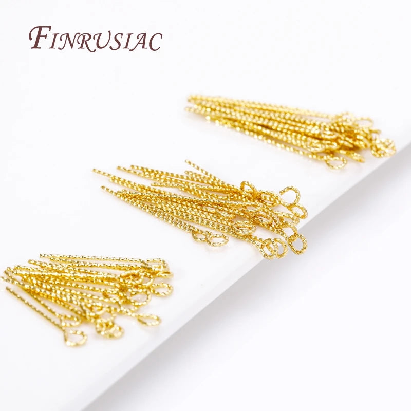 50Pcs 18K Gold Plated Brass Eye Pins – DIY Jewelry Making Jewelry Findings Pins P3
