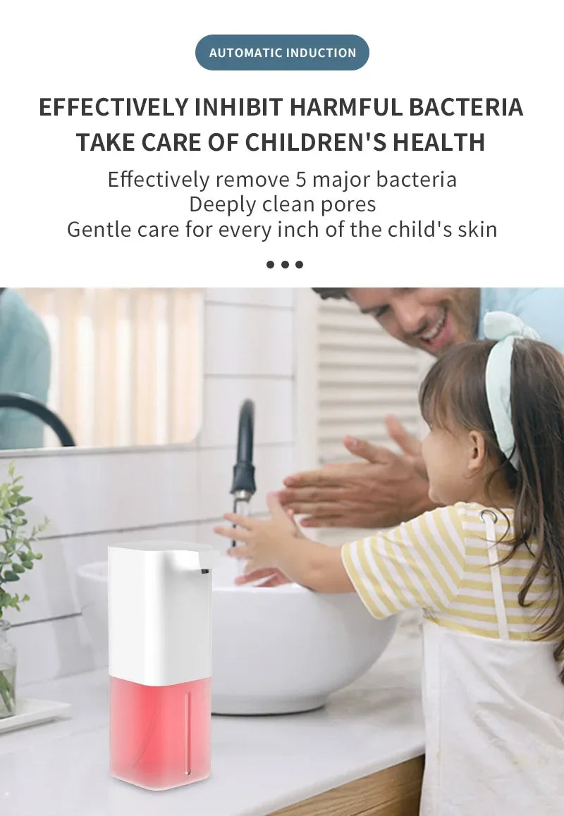 Touchless Foaming Soap Dispenser – 350ml USB Rechargeable Foaming Soap Dispenser P3