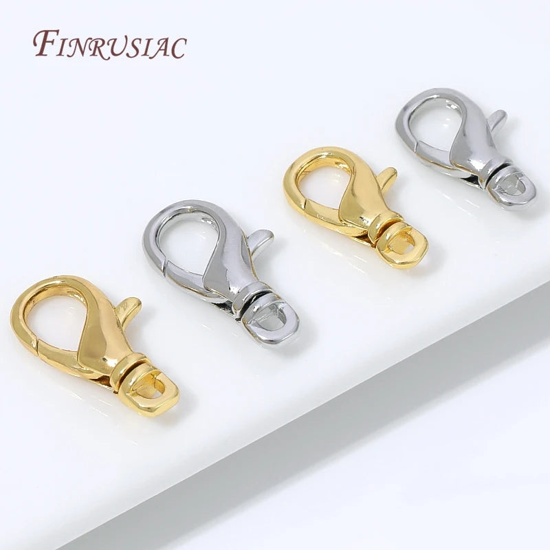 18K Gold Plated Lobster Clasps – Spring Trigger DIY Jewelry Jewelry Making Findings P3