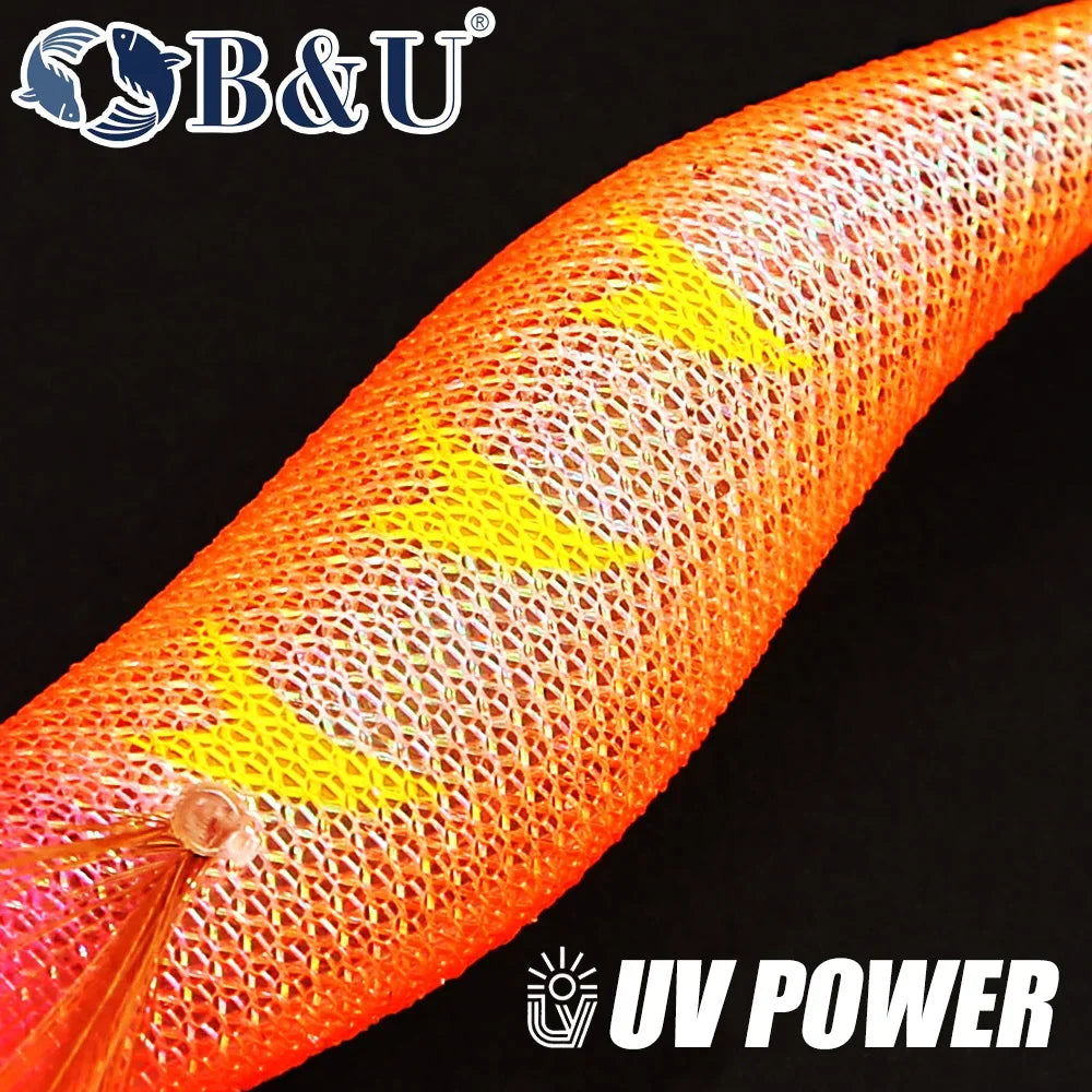 B&U Egi Squid Jig Lure – Slow Sinking Saltwater Fishing Tackle Squid Jig Lure P3