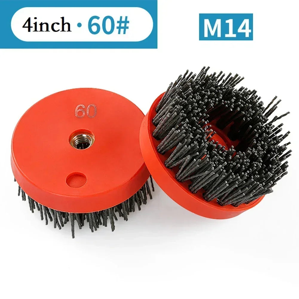 4-Inch Circular Abrasive Brush | Stone & Metal Polishing