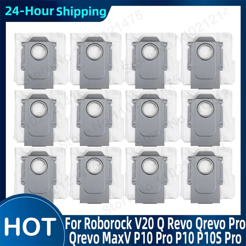 Roborock High-Capacity Dust Bags – Qrevo, P10, V20 Models Vacuum Dust Bags P3