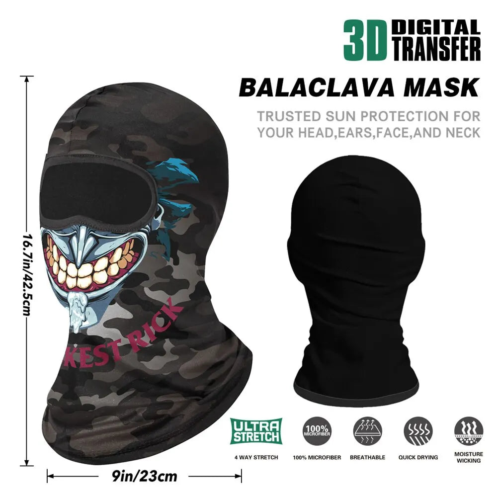 Skull Balaclava Face Mask – Windproof Outdoor Riding Headwear Balaclava Face Mask P3