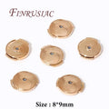 18K/14K Gold Plated Locking Earring Backs for Studs | DIY Findings Earring Back Findings P3 18K Gold Plated 8 pcs