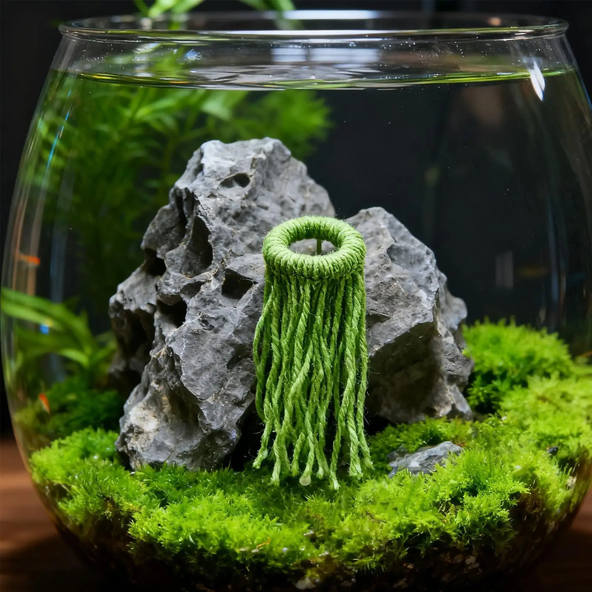 3-Pack Floating Fish Spawning Mop – Aquarium Breeding Decor Aquarium Spawning Mop P3