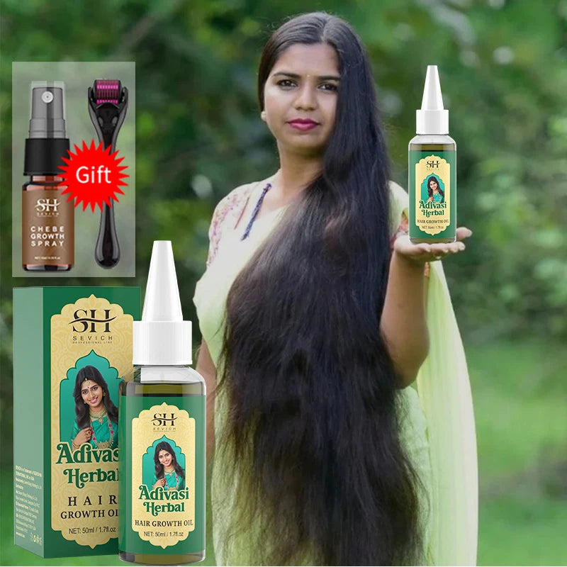 Ayurvedic Adivasi Herbal Hair Growth Oil – 50ml Serum | Sevich Hair Growth Oil P3