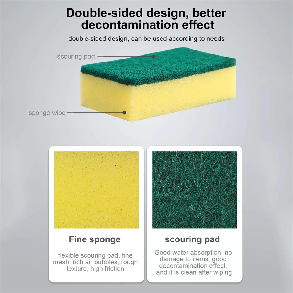 30-Pack Nano Emery Kitchen Scrubbing Sponges | Eco-Friendly Kitchen Scrubbing Sponge P3