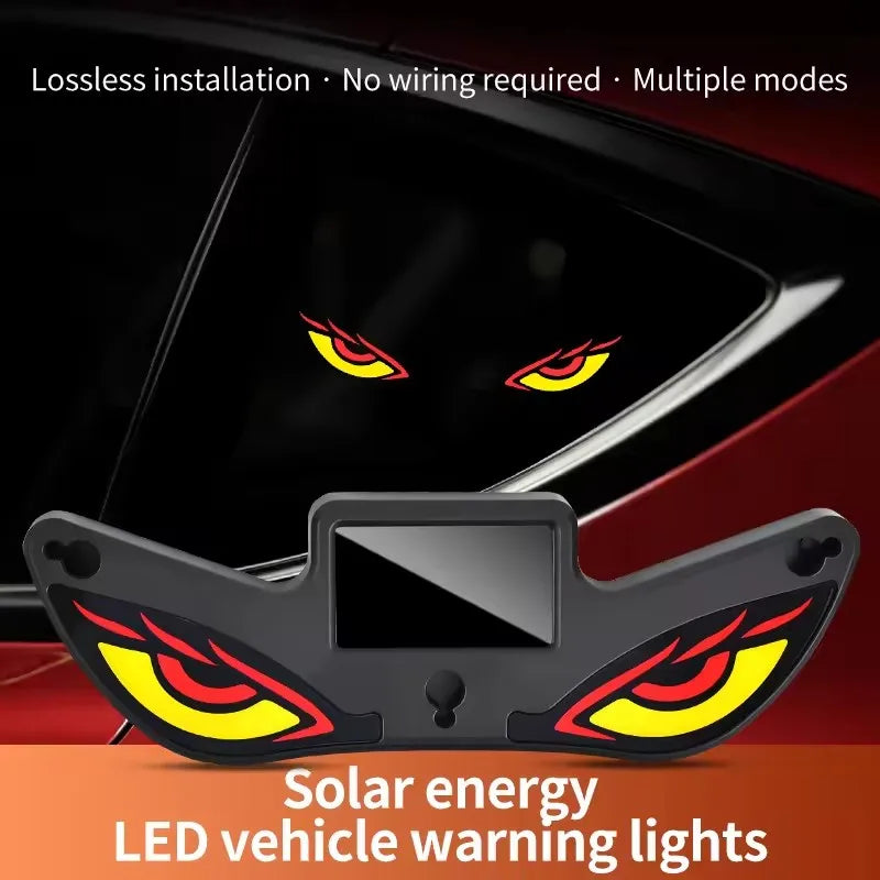 Solar Demon Eye LED Car Atmosphere Light | Wireless USB Car Atmosphere Light P3