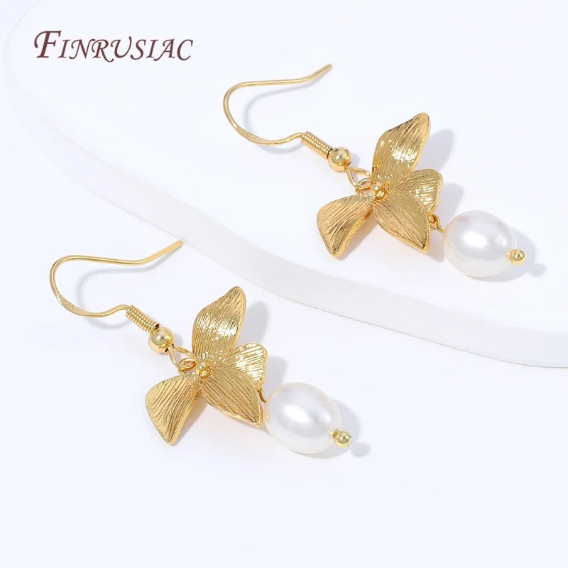 18K Gold Plated Brass Flower Charms – DIY Jewelry Findings Jewelry Charms P3