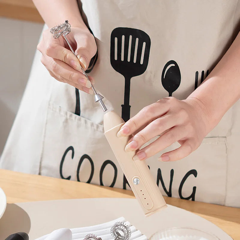 Rechargeable Handheld Milk Frother & Coffee Blender Handheld Milk Frother P3