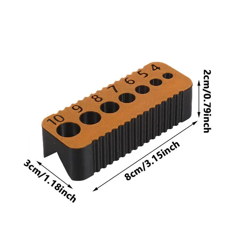 Precision Drill Guide Jig Block – 4–10mm Woodworking Locator Drill Guide Jig P3