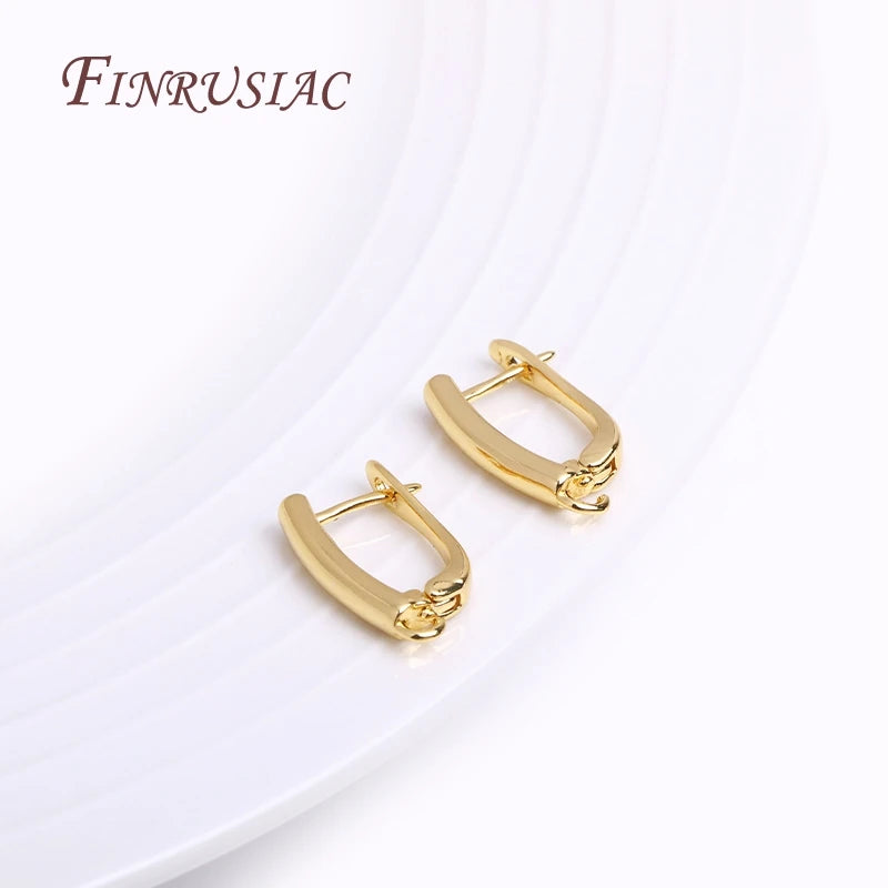 18K Gold Plated Earring Hooks & Clasps – DIY Jewelry Findings Earring Findings P3