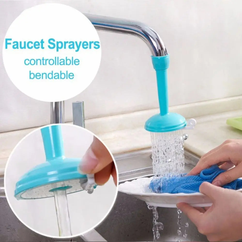 360° Rotating Silicone Faucet Sprayer & Kitchen Tap Extender Faucet Tap Extender P3