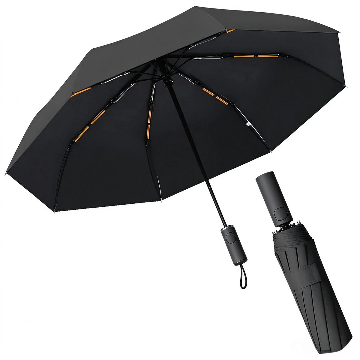 Windproof Auto Folding Umbrella – Compact UV & Rain Cover Folding Umbrella P3