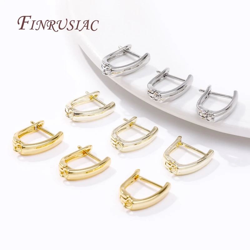 18K Gold Plated French Earring Hooks & Clasps – DIY Findings Earring Jewelry Findings P3