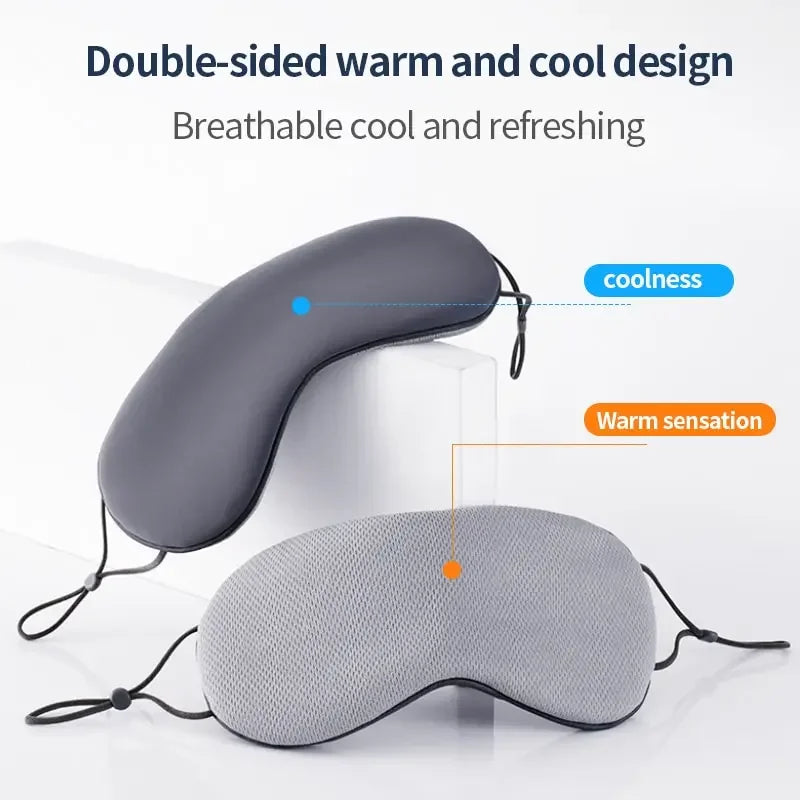 Korean Ice Silk Sleep Mask – Dual Use, Adjustable, Light Blocking Sleep Eye Mask P3