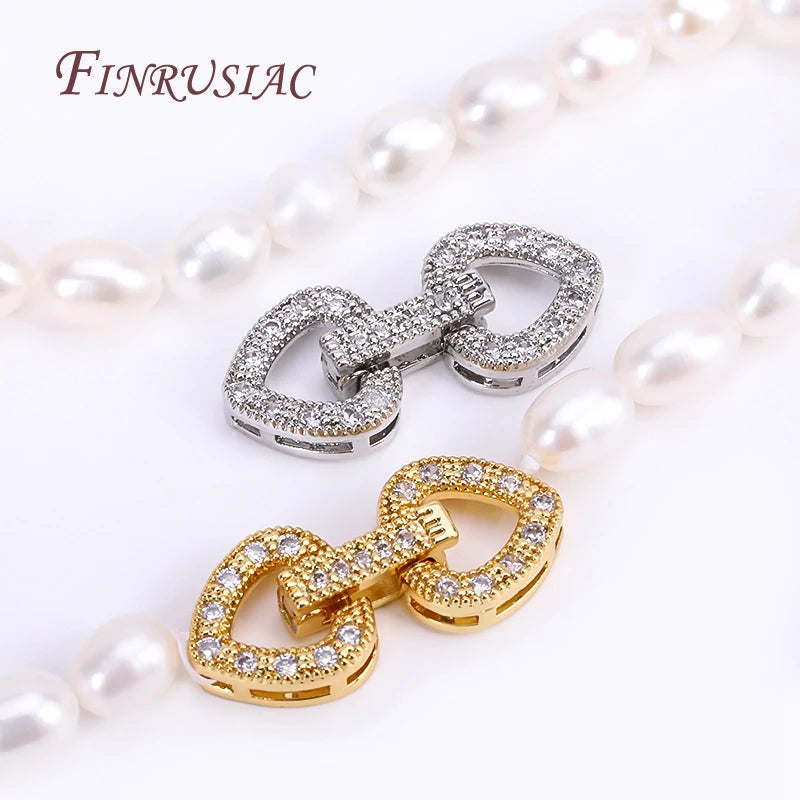 18K Gold Plated Zircon Clasp Connector Beads | DIY Jewelry Jewelry Clasp Findings P3